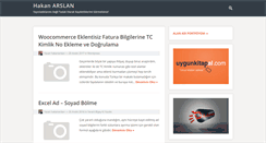 Desktop Screenshot of hakanarslan.net