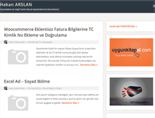 Tablet Screenshot of hakanarslan.net
